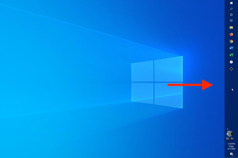 Hướng dẫn chuyển vị trí thanh taskbar trên Windows 10