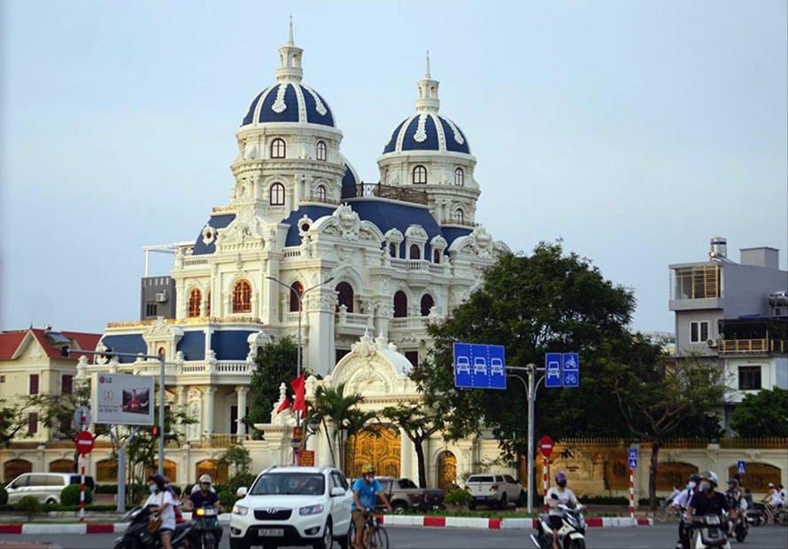 Tòa lâu đài của đại gia Ngô Văn Phát trên phố Lê Hồng Phong TP Hải Phòng 