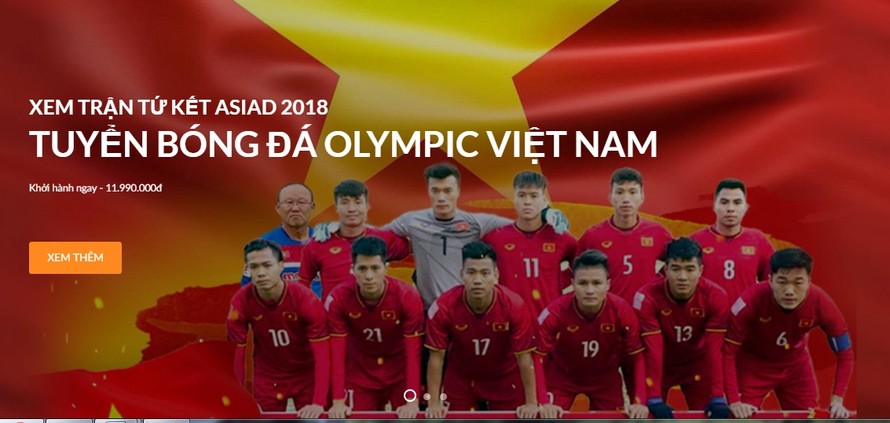 Các hãng lữ hành lập tức tung quảng cáo các tour đi Indonesia xem đội Olympic Việt Nam đá trận Tứ kết với Syria tại ASIAD 18.