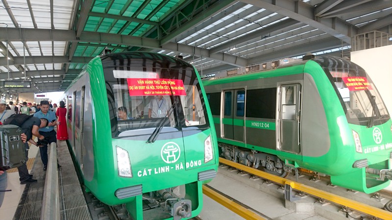 Bộ GTVT đổi cam kết tiến độ về đích của tuyến đường sắt Cát Linh - Hà Đông thành trong năm 2019.