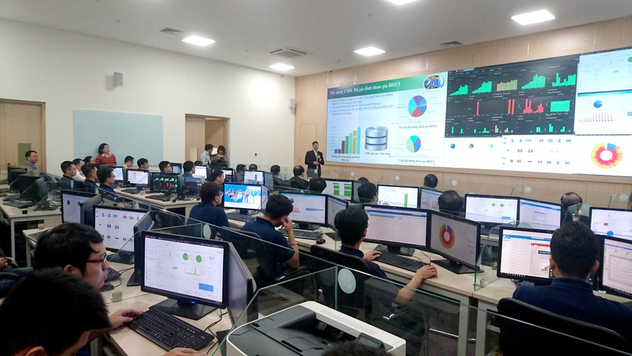 Trung tâm công nghệ thông tin của BHXH Việt Nam.