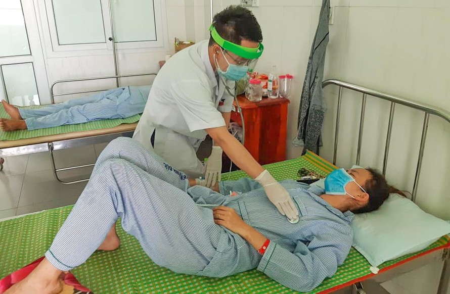 3 người ở Quảng Nam ngộ độc sau khi ăn pate Minh Chay. ảnh BV cung cấp