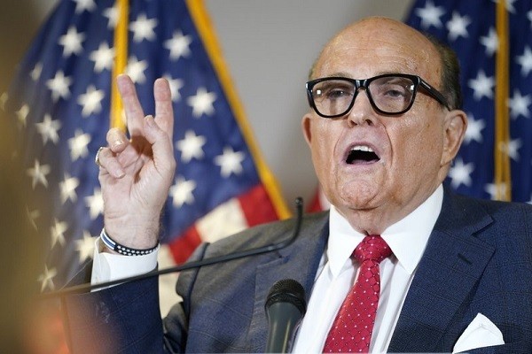 Ông Rudy Giuliani. Ảnh: AP