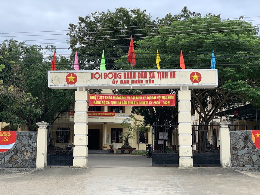 UBND xã Tịnh Hà, huyện Sơn Tịnh, Quảng Ngãi nơi hàng loạt lãnh đạo bị kỷ luật- Ảnh Nguyễn Ngọc