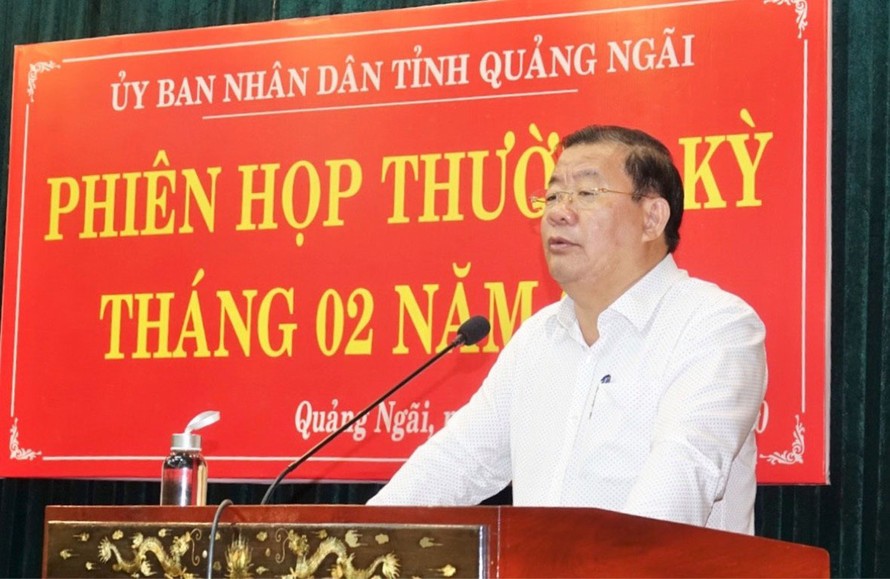 Phó Chủ tịch Thường trực UBND tỉnh Quảng Ngãi Nguyễn Tăng Bính. Ảnh: N.N