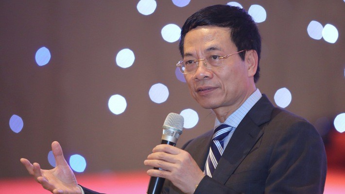 Bộ trưởng Bộ TT&TT Nguyễn Mạnh Hùng. Ảnh IT