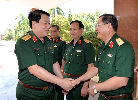 Đại tướng Lương Cường được giới thiệu ứng cử đại biểu Quốc hội. Ảnh báo Quân đội