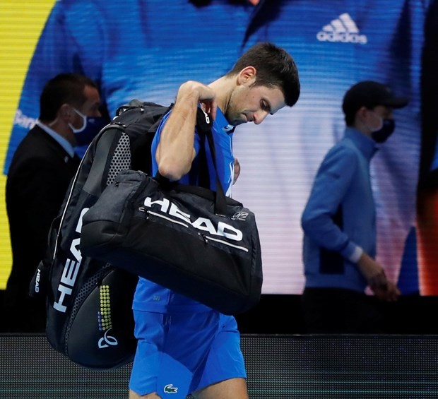 Djokovic buồn bã rời ATP Finals 