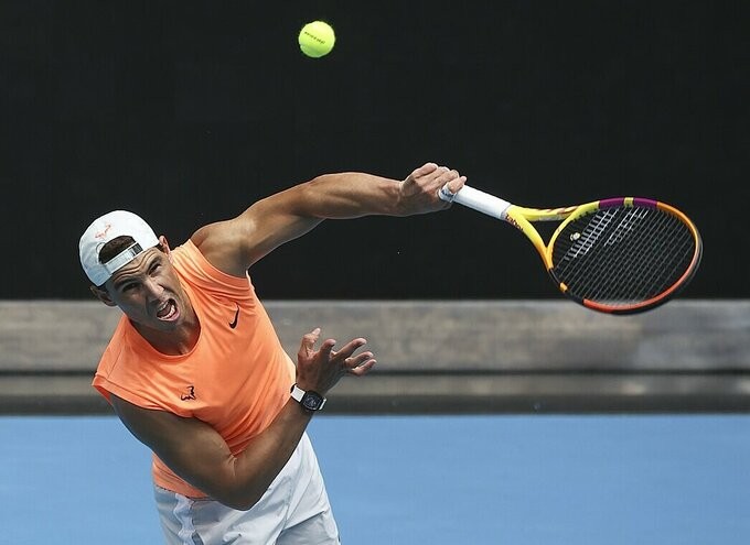 Nadal từng năm lần vào chung kết Australia Open