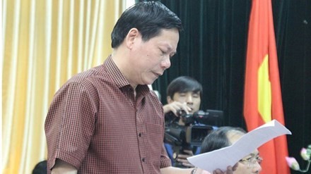 Ông Trương Quý Dương, Giám đốc bệnh viện Đa khoa Hoà Bình.