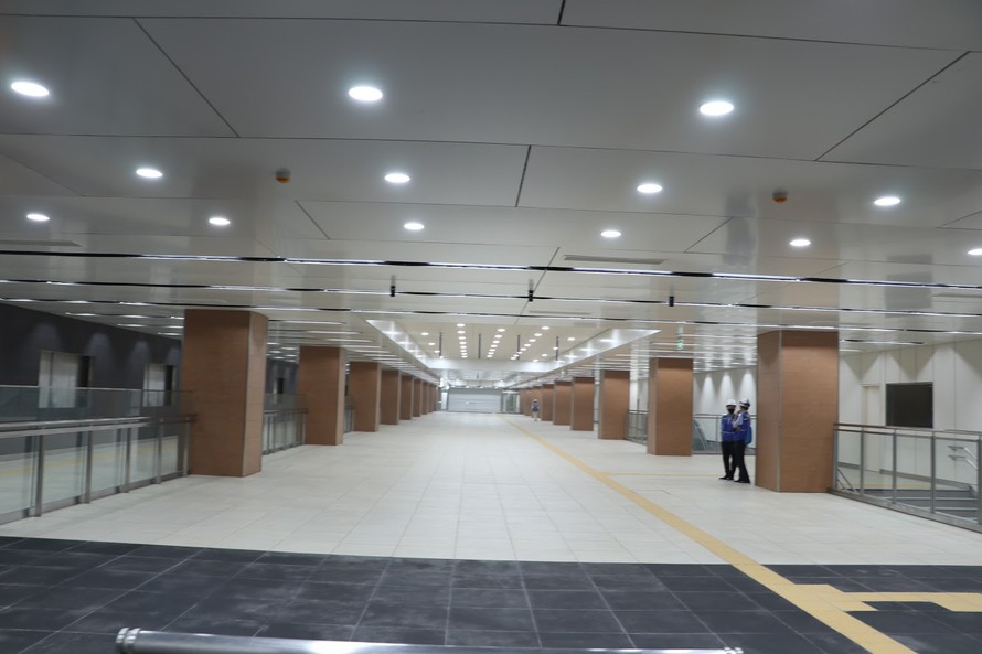 Dự kiến 2021 tuyến metro số 1 sẽ đi vào hoạt động.