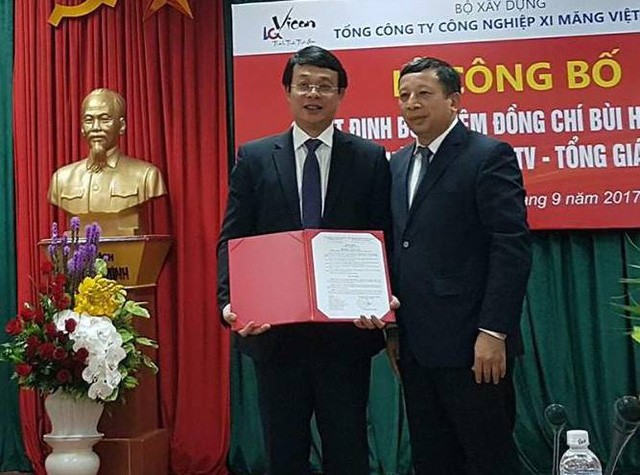Tổng Công ty Xi măng Việt Nam có Tổng Giám đốc mới