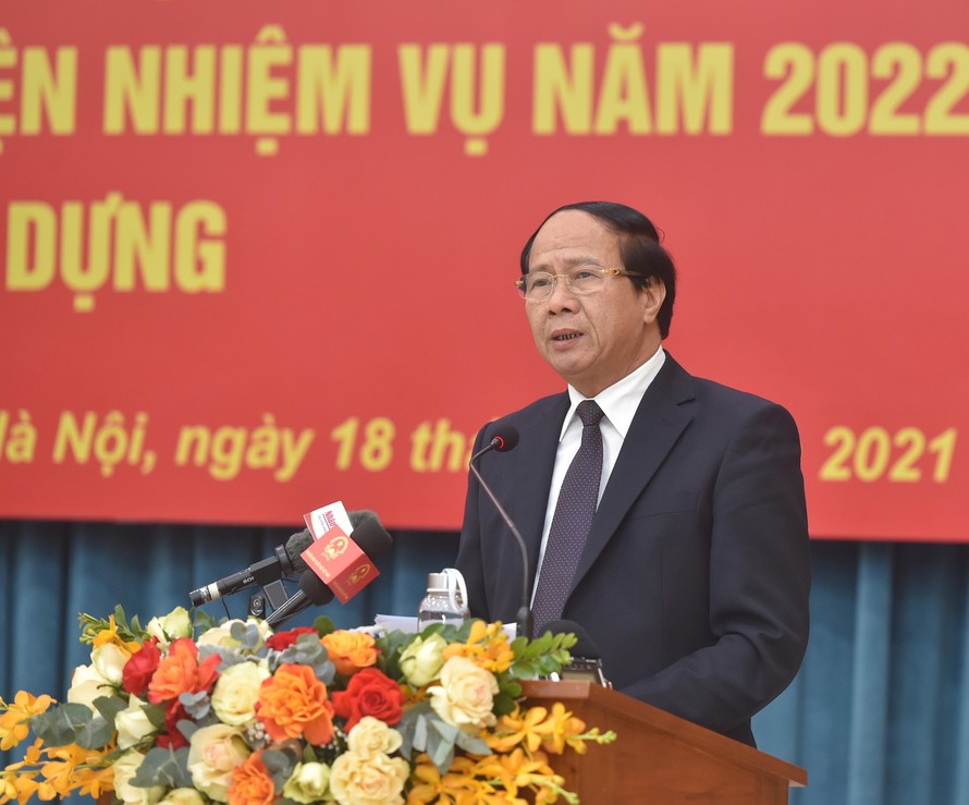 Phó Thủ tướng Lê Văn Thành phát biểu tại Hội nghị.