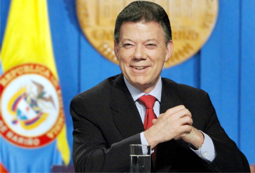 Tổng thống Colombia Juan Manuel Santos - chủ nhân giải Nobel Hòa bình 2016.