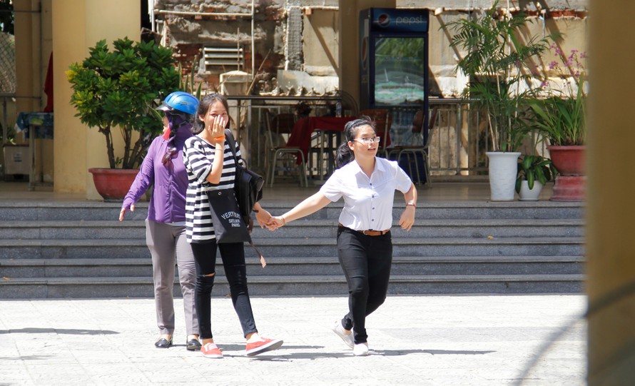 Kỳ thi THPT quốc gia năm nay, Đà Nẵng có 10.003 thí sinh dự thhi với gần 95% đỗ tốt nghiệp. Ảnh: Thanh Trần.