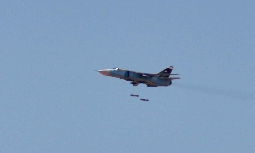 Máy bay Sukhoi của Syria. Ảnh: Reuters