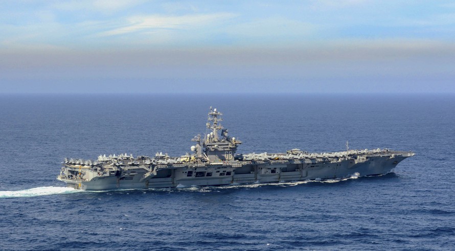 Tàu sân bay USS Nimitz. Ảnh: Hải quân Mỹ