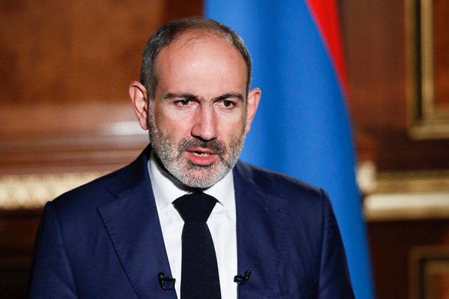 Thủ tướng Armenia - Nikol Pashinya. Ảnh: AP
