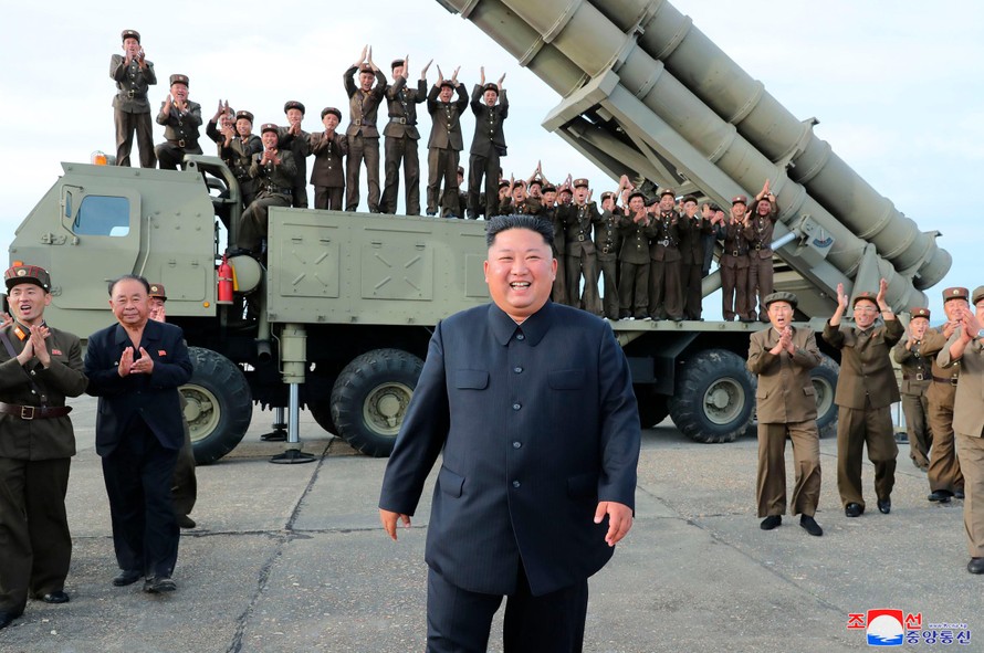 Chủ tịch Triều Tiên Kim Jong-un. Ảnh: Rodong Sinmun