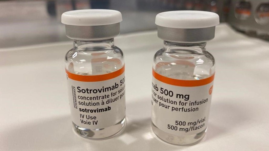 Sotrovimab - thuốc điều trị COVID-19. Ảnh: GSK.