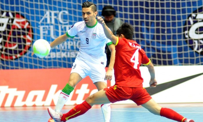 Iran đã chứng tỏ sức mạnh vượt trội trước các cầu thủ Việt Nam. Ảnh: AFC