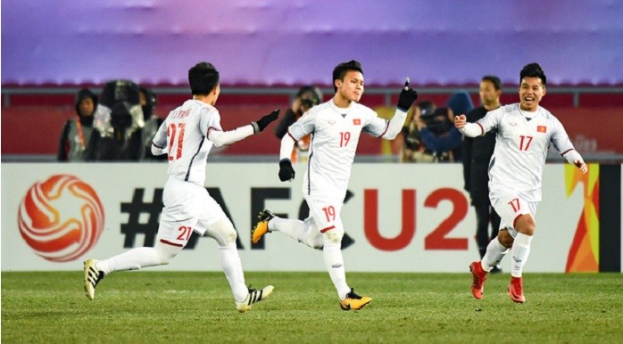 Giá trị 1 cầu thủ U23 Việt Nam tăng lên 45 tỷ đồng.
