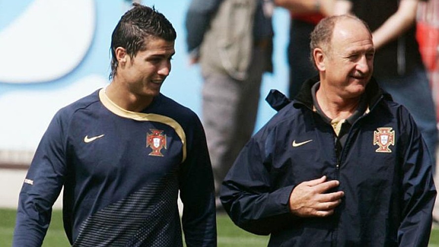 Ronaldo giữ mối quan hệ tốt với HLV Luiz Felipe Scolari.