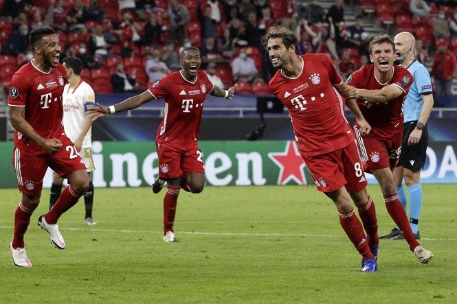 Bayern Munich bỏ túi 4,5 triệu euro tiền thưởng từ chức vô địch Siêu cúp châu Âu 2020.