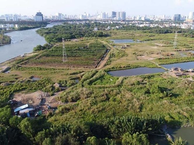 Một phần khu đất Quốc Cường Gia Lai mua của Công ty Tân Thuận đang gây xôn xao dư luận