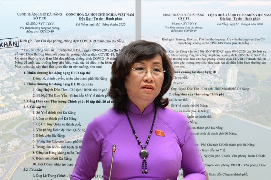 Bà Ngô Thị Kim Yến có đơn xin rút khỏi danh sách khen thưởng vì bị tổn thương sau những ý kiến trái chiều của dư luận. Ảnh: Nguyễn Thành 