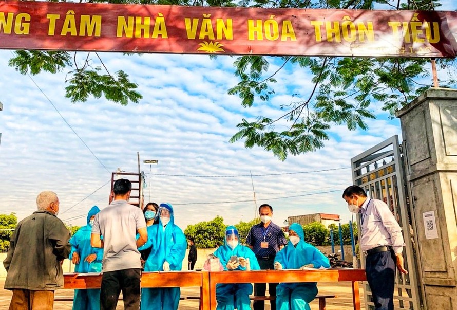 Xét nghiệm sàng lọc tại xã Đồng Lạc, Yên Thế, Bắc Giang trong đợt phong tỏa vừa qua 