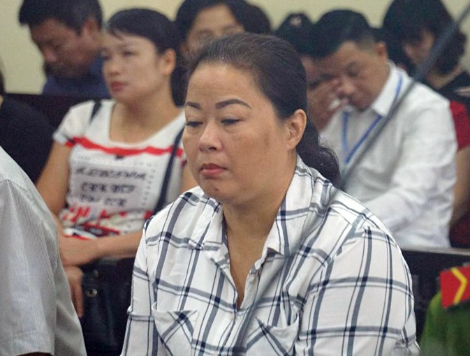 Bị cáo Lê Thị Dung là người nhờ Nguyễn Thanh Hoài nâng điểm cho 20 thí sinh.