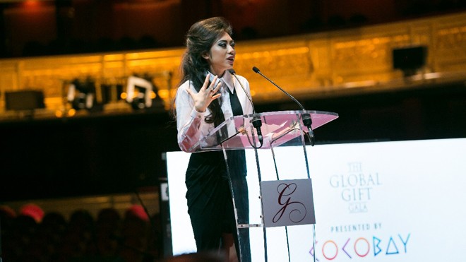 Nữ doanh nhân trẻ Coco Trần tại sự kiện nhân ái toàn cầu The Global Gift Gala