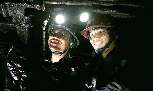 Khai thác than hầm lò tại Công ty than Thống Nhất
