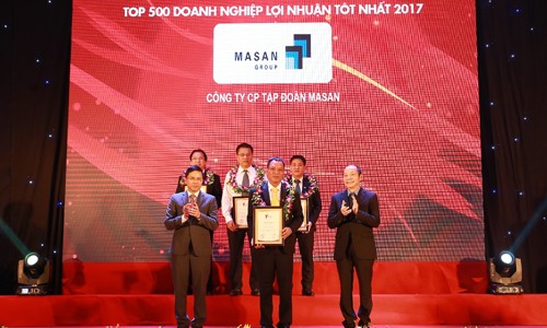Tập đoàn Masan thuộc Top 5 Doanh nghiệp tư nhân lớn nhất Việt Nam