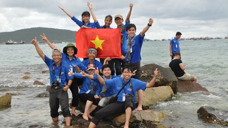  Thể hiện tình yêu đất nước, biển đảo thiết tha của các bạn sinh viên trên đảo Phú Quốc