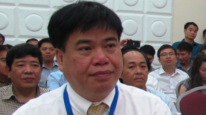 Ông Vũ Quang Khôi trong ngày 10/5, khai mạc kỳ thi.