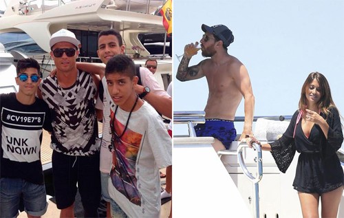 Ronaldo và Messi đều chọn Ibiza làm nơi thư giãn.