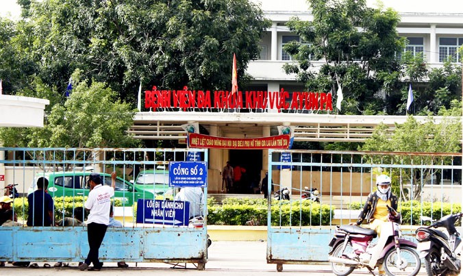 Bệnh viện Đa khoa khu vực Ayun Pa.