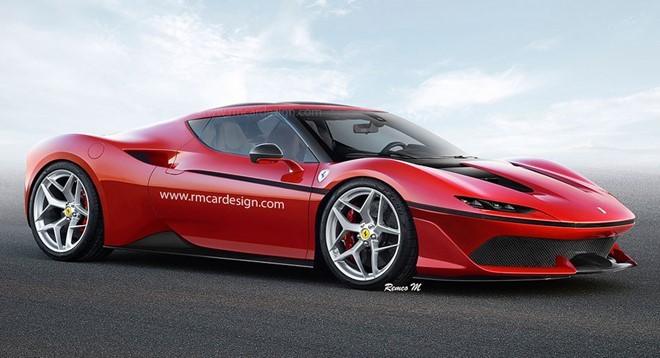 Chỉ 50 chiếc Ferrari J50 được sản xuất cho thị trường Nhật Bản. Ảnh: Rmcardesign.