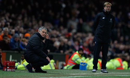 Mourinho tiếc nuối khi không thể chiến thắng trong thế trận mà ông cho rằng Man Utd chơi tốt hơn hẳn. Ảnh: Reuters.
