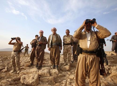 Các tay súng thuộc lực lượng người Kurd ở Iraq