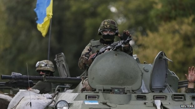Lính chính phủ Ukraine ở miền đông