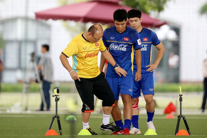 HLV Park Hang Seo nói U23 Việt Nam sẽ không đặt nặng vấn đề thành tích ở một giải giao hữu. Ảnh: Vnexpress