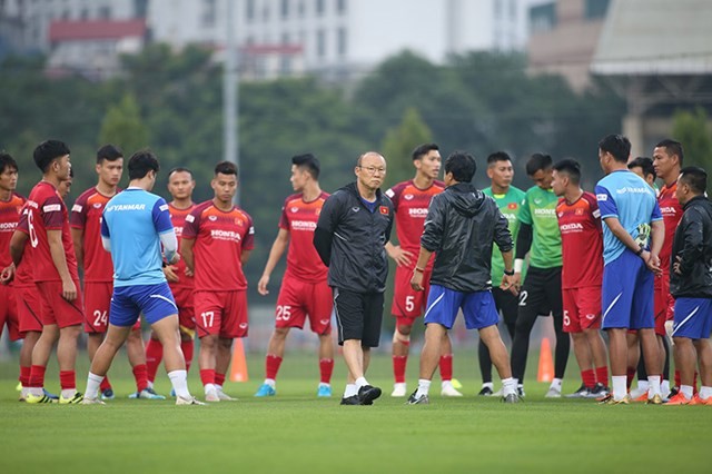 Đội tuyển Việt Nam và ông Park sẽ thi đấu các loạt trận cuối Vòng loại thứ 2 World Cup 2022 tại UAE.