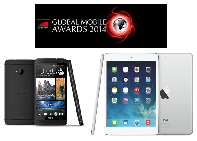 HTC One và iPad Air đoạt giải lớn nhất MWC 2014 