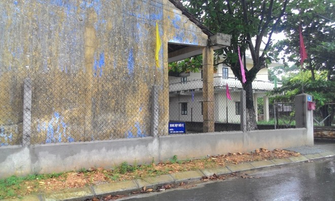Trụ sở công an phường Thủy Dương – nơi xảy ra vụ việc 