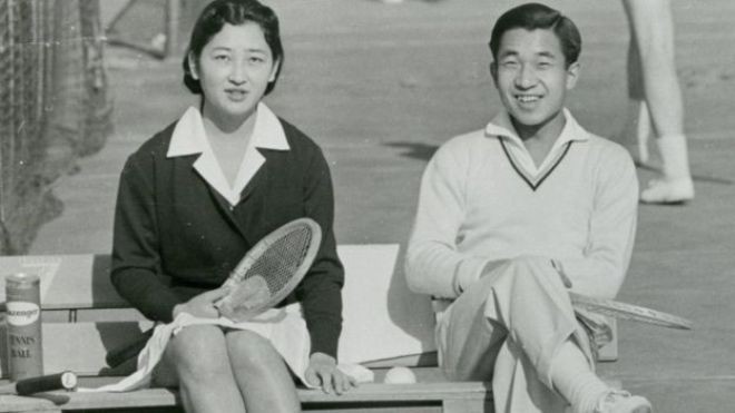 “Mối tình trên sân tennis”. Ảnh: Asahi Shimbun.