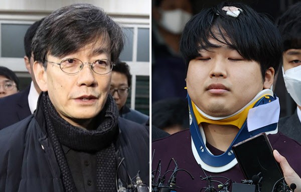 CEO đài JTBC Son Suk Hee (trái) từng bị nghi phạm vụ "Phòng chat thứ N" Cho Joo Bin tống tiền.