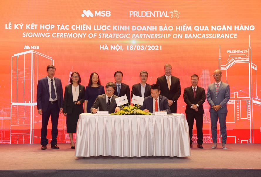 Prudential Việt Nam và MSB chính thức ký kết gia hạn và mở rộng quan hệ hợp tác